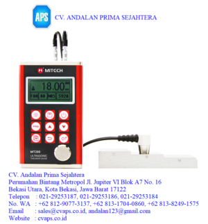 Mitech MT200 Digital Ultrasonic Thickness Gauge
