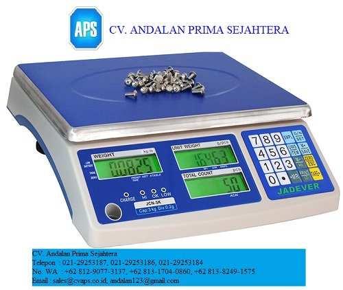 Jadever JCN-30K Industrial Digital Electronic Counting Weighing Scale