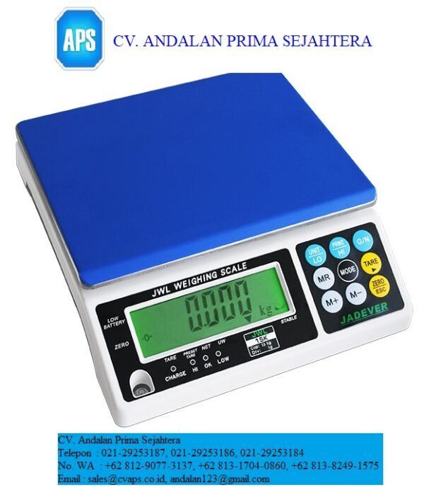 Jadever JWL-30K Warehousing Digital Electronic OIML Weighing Scale