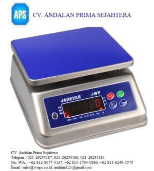 Jadever JWP-30K Stainless Steel Waterproof Weighing Scale for Seafood